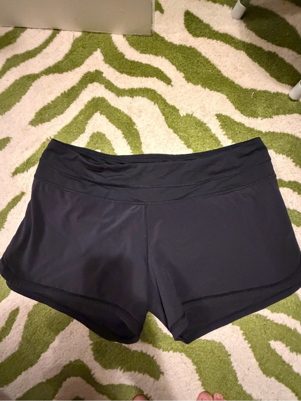 lululemon athletica Black Athletic Running Shorts